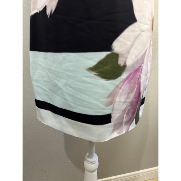 TED BAKER DALYN Magnolia Stripe Textured Dress Women Size 1 - Picture 3 of 16